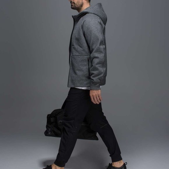 Lululemon Best Coast Hoodie - Heathered Gray/ Black - Small - Picture 3 of 8